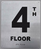 4TH Floor  -Tactile s  Floor Number  -Tactile s Tactile s  Tactile Touch Braille  - The Sensation line