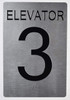 Elevator  Silver - Tactile Touch Braille