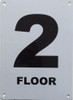 FLOOR NUMBER TWO SIGNAGE