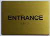 Entrance Sign-Tactile Signs  Ada Sign