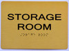 Storage Room Sign -Tactile Signs   The Sensation line  Braille sign