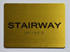 Stairway Sign -Tactile Signs Tactile Signs   The Sensation line  Braille sign