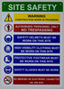 PPE Sign - Site Safety Rules Sign