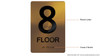 Floor 8 Sign -Tactile Signs Tactile Signs  8th Floor Sign -Tactile Signs Tactile Signs   The Sensation line  Braille sign