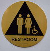 Unisex ACCESSIBLE Restroom CA 128-ADA- Tactile s  The Sensation line