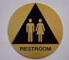 Unisex Restroom CA 128  Tactile Signs  The Sensation line Ada sign