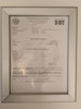 Department of transportation permit frame