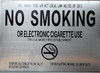 No Smoking or Electronic Cigarette Use Sign