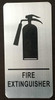 FIRE Extinguisher Sign Silver-The Mont