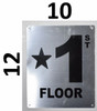 Star 1 Floor Sign