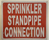 Sprinkler Standpipe Connection SIGNAGE