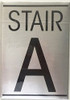 STAIR A SIGN-