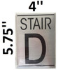 STAIR D SIGN-