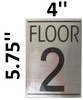 FLOOR 3 SIGN -Delicato line