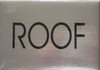 ROOF SIGN - Delicato line (BRUSHED ALUMINUM)