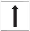 SIGNAGE  PHOTOLUMINESCENT DOOR IDENTIFICATION LETTER "One Arrow UP "  HEAVY DUTY / GLOW IN THE DARK "DOOR NUMBER"  HEAVY DUTY