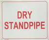 DRY STANDPIPE Sign