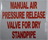 Manual AIR Pressure Release Valve for Dry Standpipe