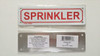 SPRINKLER SIGN ( ALUMINIUM 2X7 )