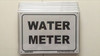 SIGN ELECTRIC METER  (WHITE  ALUMINIUM )