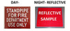 SIGN STANDPIPE FOR FIRE DEPARTMENT USE ONLY