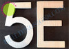 Apartment Number 5E Sign