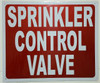 Sprinkler Control Valve Sign