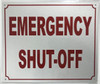 Emergency Shut-Off SIGNAGE