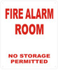 FIRE Alarm Room  (White,Reflective !!! Aluminum )