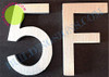 Apartment Number 5F Sign
