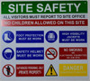 PPE Signageage - Site Safety Signageage