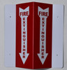 Fire Extinguisher SIGN HALLWAY