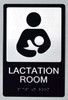 Lactation Room Sign -Tactile Signs-The Sensation line Ada sign