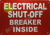 Electrical Shut-Off Breaker Inside