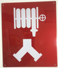 Standpipe Connection Sign / Standpipe Connection symbol Sign