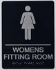 Women'S Fitting Room ACCESSIBLE with Symbol Braille  -Tactile s Tactile s-The Sensation line