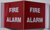 FIRE Alarm SignD Projection Sign/FIRE Alarm Sign Hallway Sign