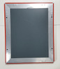 Lobby FRAME es Front Loading Quick Poster Change, Wall Mounted, HEAVY DUTY (red)