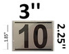 APARTMENT NUMBER Signage