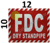 SIGN FDC Dry Standpipe