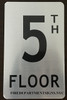 5TH Floor Sign