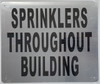 SPRINKLERS Throughout Building