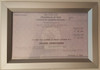 NYS Registration Certificate Frame