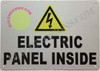 SIGNAGE Electrical Panel Inside
