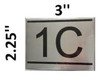 APARTMENT NUMBER SIGN 