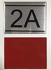 APARTMENT NUMBER SIGN 