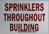 Sprinkler Throughout Building