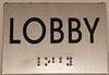 LOBBY  -Tactile s  BRAILLE-( Heavy Duty-Commercial Use )