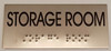 STORAGE ROOM  -Tactile s  BRAILLE-( Heavy Duty-Commercial Use )