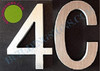 Apartment Number Sign 4C